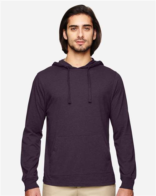 econscious Unisex Eco Jersey Pullover Hooded Long Sleeve T-Shirt EC1085