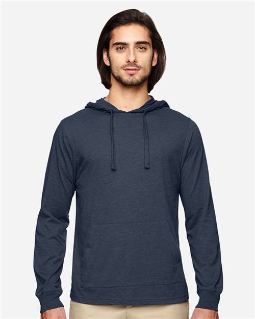 econscious Unisex Eco Jersey Pullover Hooded Long Sleeve T-Shirt EC1085