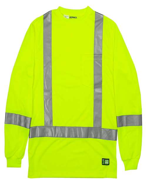 Berne Apparel Men's Tall Hi-Vis Class 3 Performance T-Shirt HVK013T