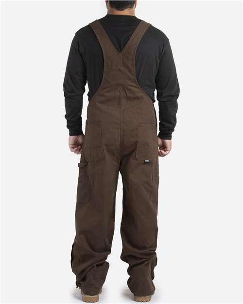 Berne Apparel Men's Acre Unlined Washed Bib Overall B1068