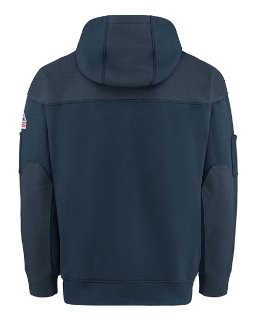 Bulwark Men's Flame-Resistant Fleece Hooded Sweatshirt SMM4