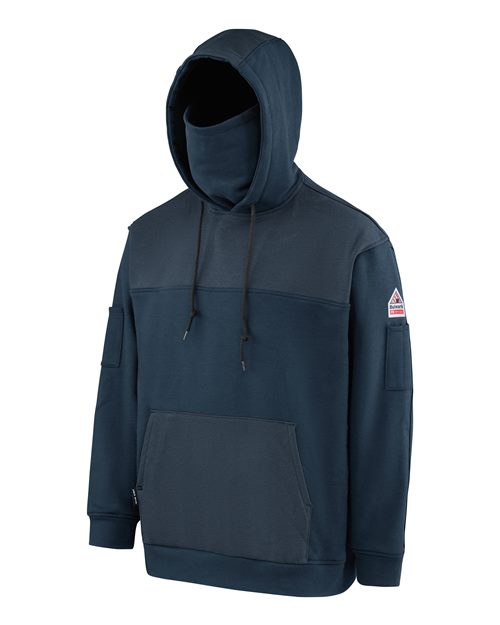 Bulwark Men's Flame-Resistant Fleece Hooded Sweatshirt SMM4
