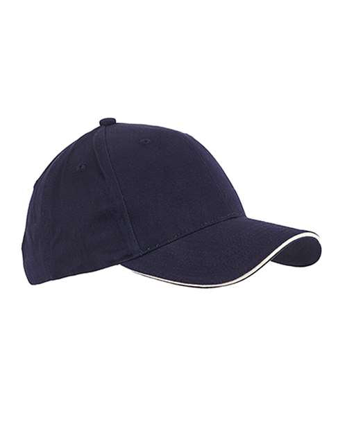 Big Accessories Brushed Twill Sandwich Cap BX004