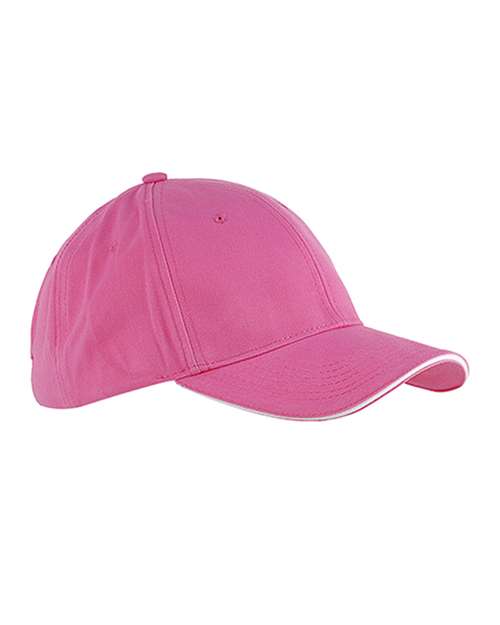 Big Accessories Brushed Twill Sandwich Cap BX004