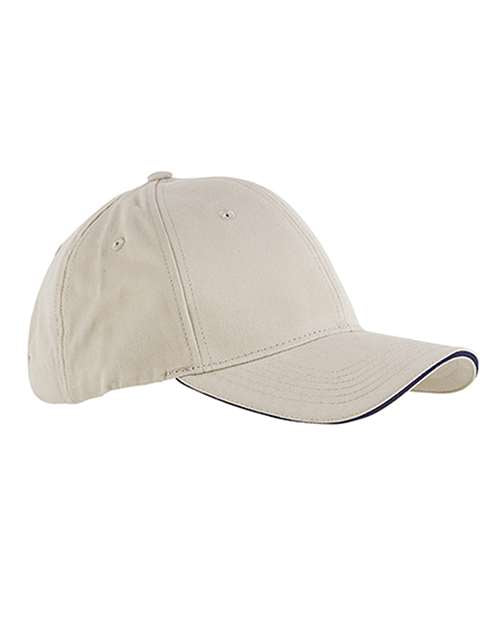 Big Accessories Brushed Twill Sandwich Cap BX004