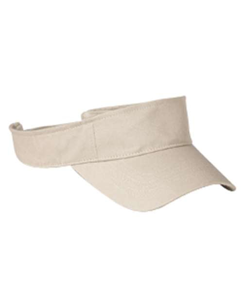 Big Accessories Chino Twill Visor BX006