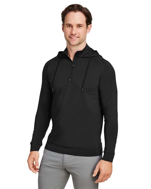 Swannies Unisex Vandyke Quarter-Zip Hooded Pullover SWV600