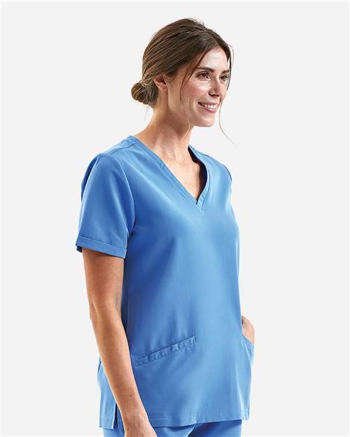 Onna Women's Invincible V-Neck Stretch Scrub Top NN310