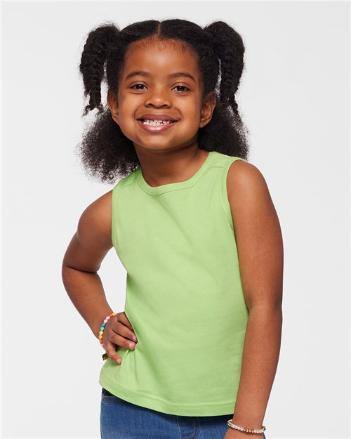 Rabbit Skins Toddler Fine Jersey Tank 3323