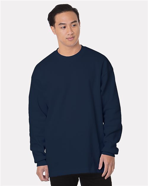 Bayside Men's USA-Made Heavyweight Waffle Knit Thermal 8205