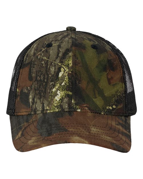 Valucap Licensed Camo Mesh Cap VC150M