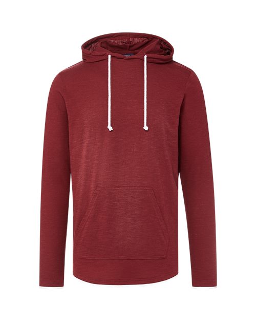 MV Sport Unisex Miles Slub Hooded Long Sleeve T-Shirt 24401
