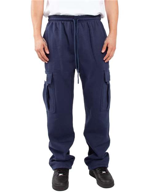 Shaka Wear Unisex Fleece Cargo Sweatpants SHFCP