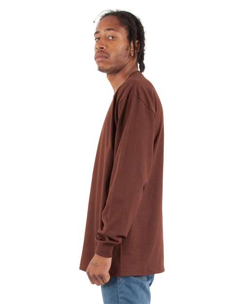 Shaka Wear Unisex Max Heavyweight Long Sleeve Tee SHMHLS