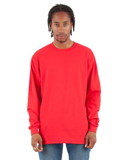 Shaka Wear Unisex Max Heavyweight Long Sleeve Tee SHMHLS