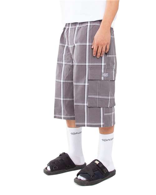 Shaka Wear Unisex Plaid Shorts SHSP