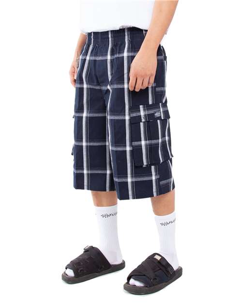 Shaka Wear Unisex Plaid Shorts SHSP