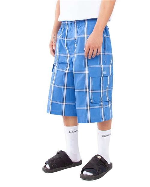 Shaka Wear Unisex Plaid Shorts SHSP
