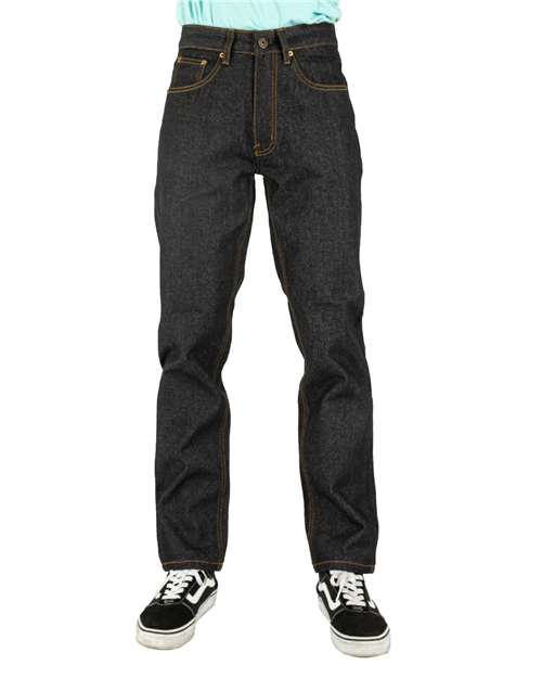 Shaka Wear Unisex Denim Straight-Leg Jeans SHRDJ