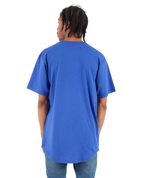 Shaka Wear Unisex Curved Hem Long Tee SHCLT
