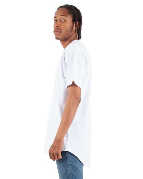 Shaka Wear Unisex Curved Hem Long Tee SHCLT