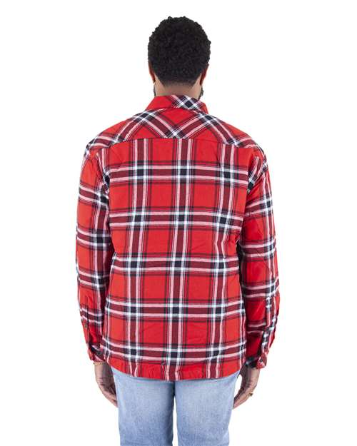Shaka Wear Unisex Plaid Jacket SHPFJ