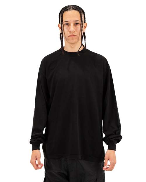 Shaka Wear Unisex Max Heavyweight Garment-Dyed Long Sleeve Tee SHGDLS