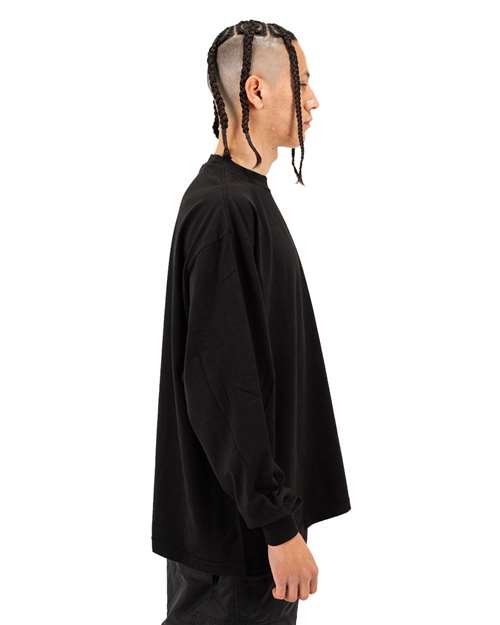 Shaka Wear Unisex Max Heavyweight Garment-Dyed Long Sleeve Tee SHGDLS
