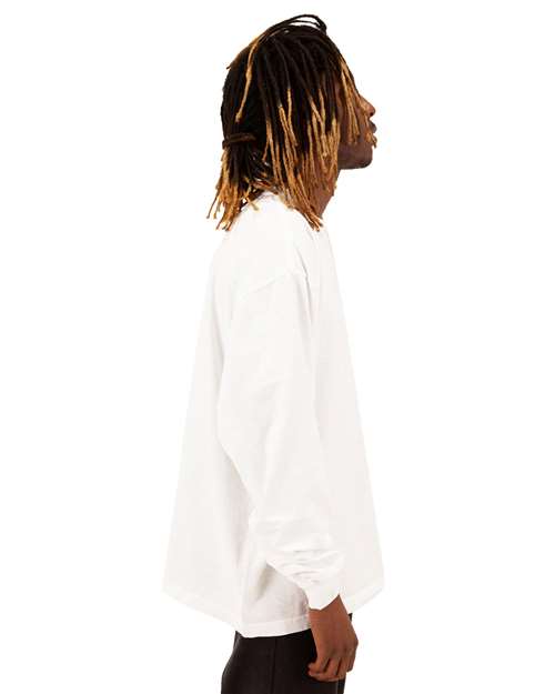 Shaka Wear Unisex Max Heavyweight Garment-Dyed Long Sleeve Tee SHGDLS
