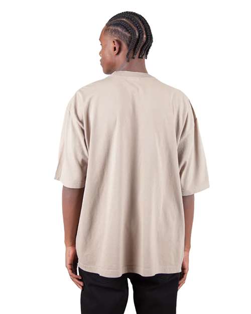 Shaka Wear Unisex Max Heavyweight Garment-Dyed Drop Shoulder Tee SHGDD