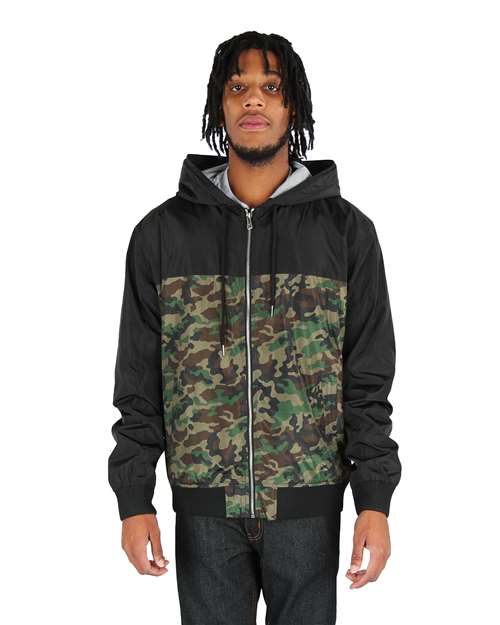 Shaka Wear Unisex Windbreaker Jacket SHWBJ