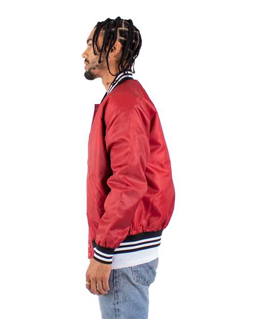 Shaka Wear Unisex Varsity Bomber Jacket SHVBJ