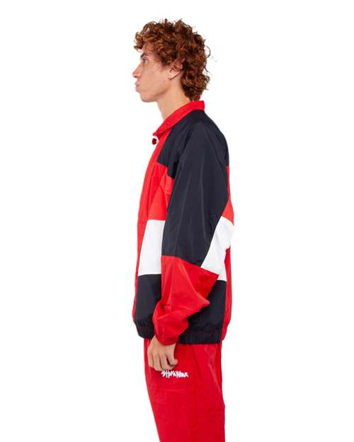 Shaka Wear Unisex Nylon Track Jacket SHNTJ