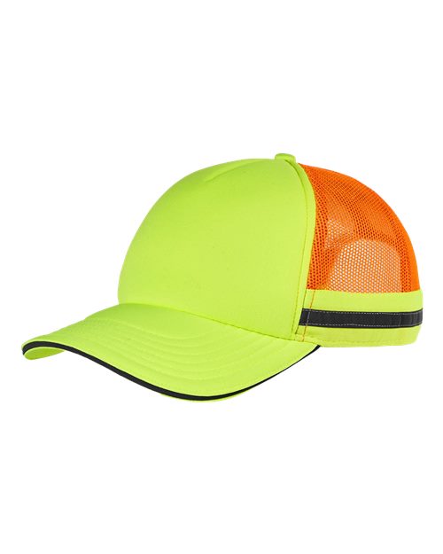 Big Accessories Safety Trucker Cap BA661