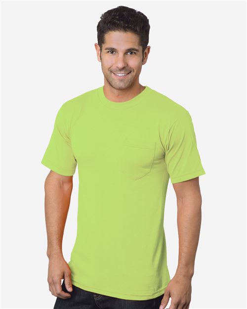 Bayside Unisex USA-Made 50/50 Pocket T-Shirt 1725