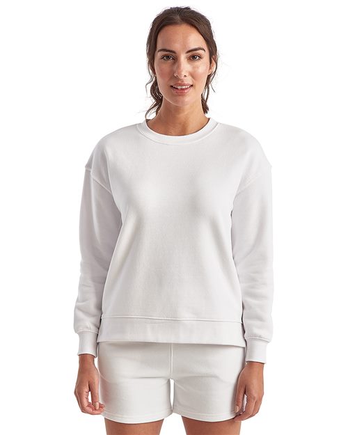 TriDri Women's Billie Side-Zip Crewneck Sweatshirt TD600
