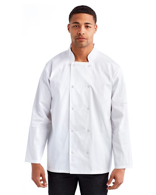 Artisan Collection by Reprime Unisex Ten Studded Front Chef Coat RP665