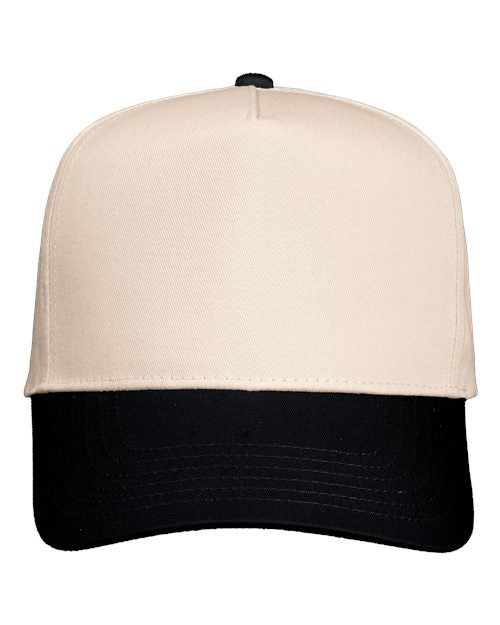 Valucap Five-Panel Twill Cap 8869