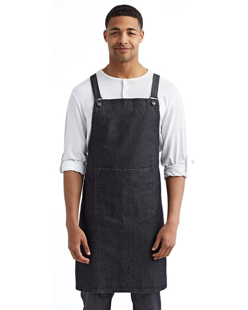 Artisan Collection by Reprime Cross Back Barista Bib Apron RP129