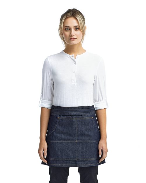 Artisan Collection by Reprime Jeans Stitch Denim Waist Apron RP125