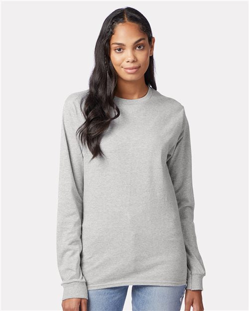Hanes Unisex Authentic Long Sleeve T-Shirt 5586