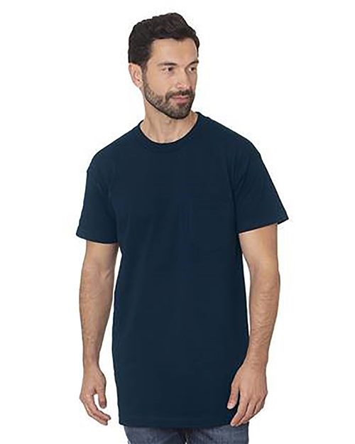 Bayside Men's Tall USA Made Pocket T-Shirt 7200T