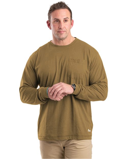Berne Apparel Men's Performance Long Sleeve Pocket T-Shirt BSM39