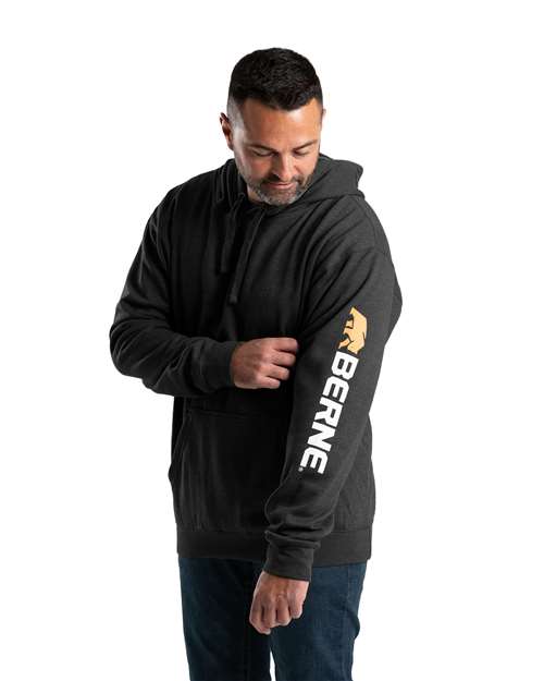 Berne Apparel Men's Signature Sleeve Hooded Sweatshirt SP401