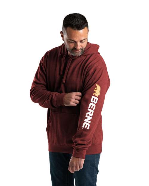 Berne Apparel Men's Signature Sleeve Hooded Sweatshirt SP401
