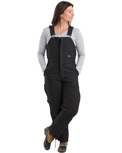 Berne Apparel Women's Softstone Duck Insulated Bib Overall WB515