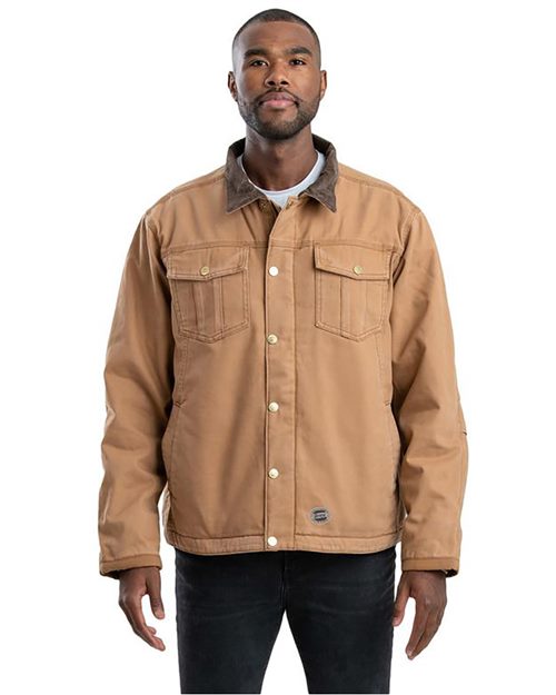 Berne Apparel Men's Vintage Washed Sherpa-Lined Work Jacket J58