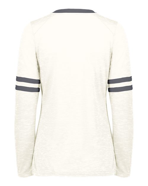 Holloway Women's Eco Revive™ Monterey Long Sleeve V-Neck T-Shirt 223246
