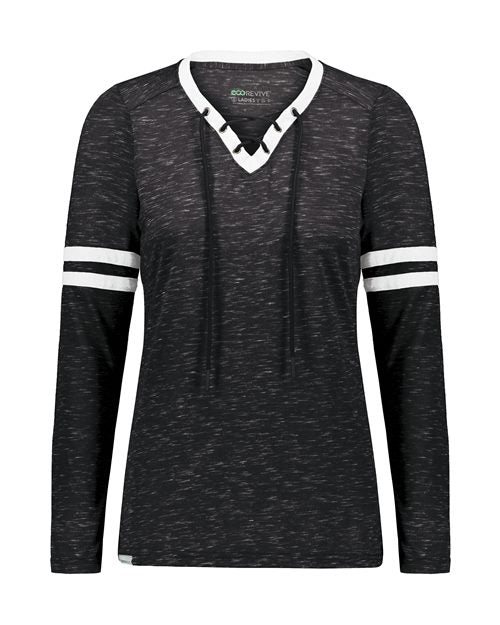 Holloway Women's Eco Revive™ Monterey Long Sleeve V-Neck T-Shirt 223246
