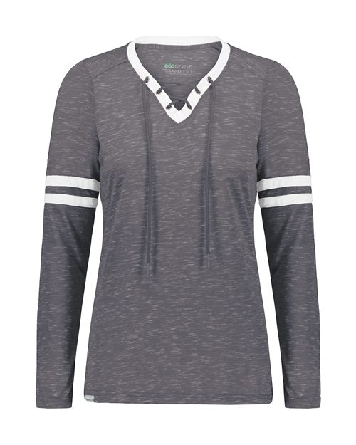 Holloway Women's Eco Revive™ Monterey Long Sleeve V-Neck T-Shirt 223246